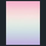 淡い色のカラフルグラデーション背景 チラシ<br><div class="desc">グラデーション背景（ソフト）。</div>
