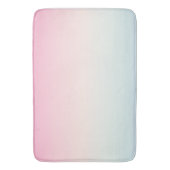 淡い色のカラフルグラデーション背景 バスマット (正面縦)