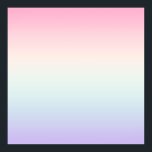 淡い色のカラフルグラデーション背景 ポスター<br><div class="desc">グラデーション背景（ソフト）。</div>