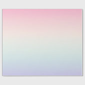 淡い色のカラフルグラデーション背景 ラッピングペーパー (フラット)