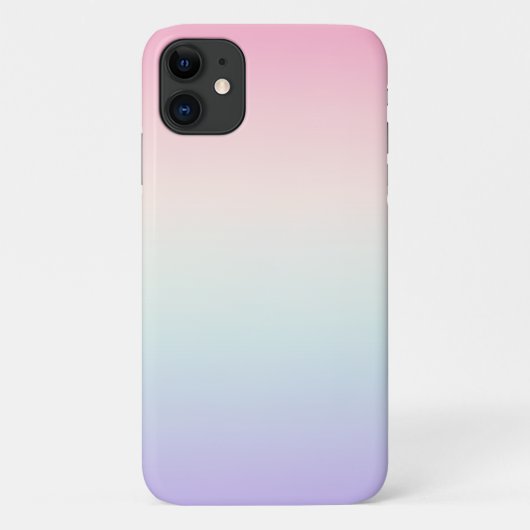 淡い色のカラフルグラデーション背景 Case-Mate iPhoneケース (裏面)
