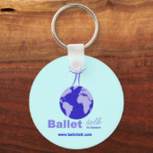 淡い色のキーチェーンまたはバッグラベル キーホルダー (正面)