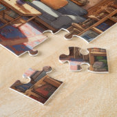 淡い色のクラシック部屋 ジグソーパズル (側面)