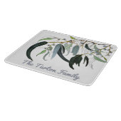 淡い色のグリ離れンガム水彩画ボード カッティングボード (角)