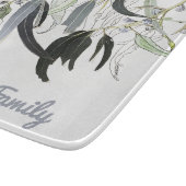 淡い色のグリ離れンガム水彩画ボード カッティングボード (角)