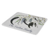 淡い色のグリ離れンガム水彩画ボード カッティングボード (角)