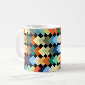 淡い色のダイヤモンドコーヒーマグ コーヒーマグカップ (正面左)