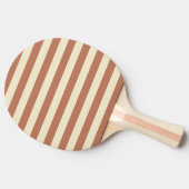 淡い色のバラポストライプロと無地の 卓球ラケット (横)