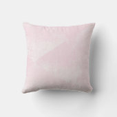 淡い色のピンクミニマル幾何学的インクテクスチャ クッション (裏面)