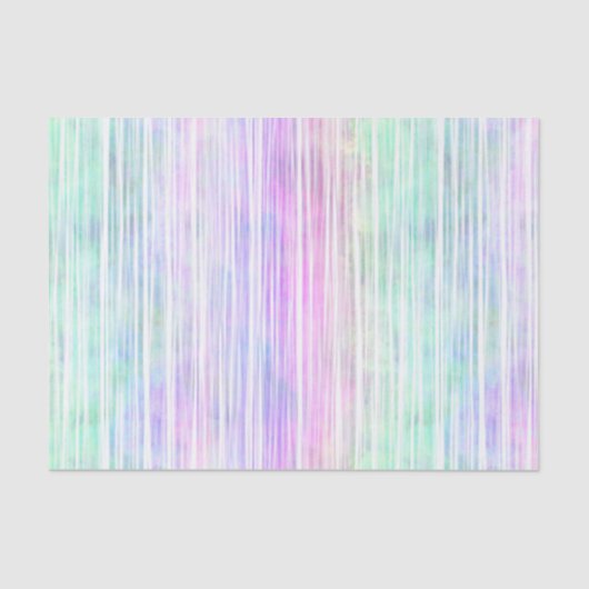 淡い色のレインボーストライプブラシ線： 薄葉紙 (正面)
