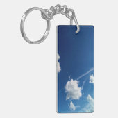 淡い色の小さな雲 キーホルダー (正面左)