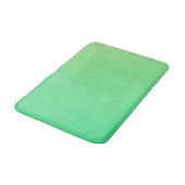 淡い色の緑のグラデーション色 バスマット (アングル)