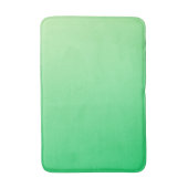 淡い色の緑のグラデーション色 バスマット (正面縦)