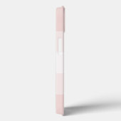 淡い色の赤面ピンクのグラデーション色ブロック Case-Mate iPhoneケース (裏面 / 右)