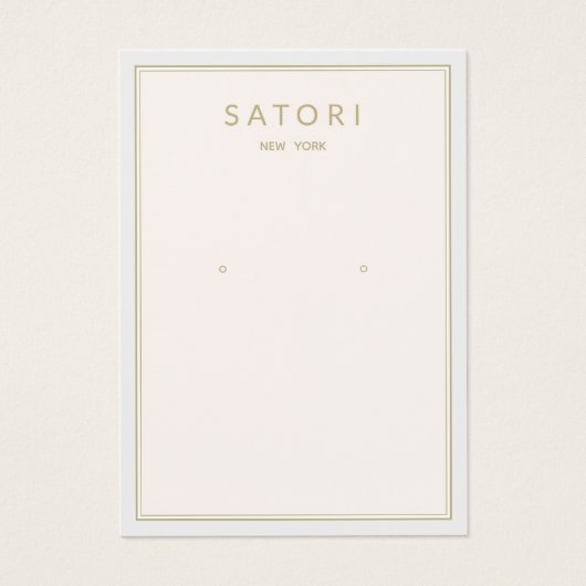 淡い色の赤面ピンクア縁どーリングジュエリー表示 (正面)