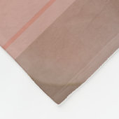 淡い色の赤面ピンクローズフローラ結婚ズ形見 フリースブランケット (角)