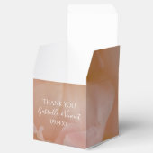 淡い色の赤面ピンクローズフローラ結婚ズ フェイバーボックス (オープン)