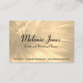 淡い色の金ゴールド爆発 名刺 (正面)