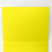 淡い色の金ゴールド，梨，砂色イエロー， 三つ折りカード (内部最初)