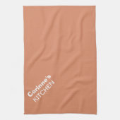 淡い色の銅カスタム調味器 キッチンタオル (縦)