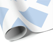 淡い色の青ダイヤはっきりしたン白縁ど ラッピングペーパー (ロールコーナー)