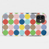 淡い色合いのカラフルな円... Case-Mate iPhoneケース (裏面(横))