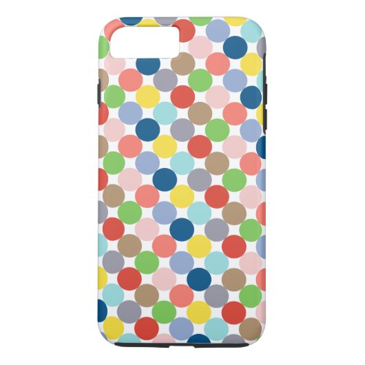 淡い色合いのカラフルな円... Case-Mate iPhoneケース (裏面)
