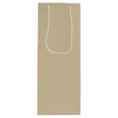 淡い茶 – ベージュ – 淡無地のい色の傾向 ワインギフトバッグ (正面)