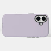 淡い藤の無地の色 Case-Mate iPhoneケース (裏面 (横))