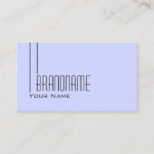 淡い赤ちゃんブルーとフォトプロフェッショナルとシンプル 名刺 (正面)