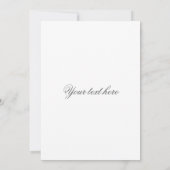 淡い赤のゲルバラの花の招待状カード 招待状 (裏面)