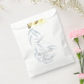 淡い青い葉 フェイバーバッグ (封をした状態)