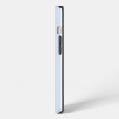 淡い青と白のキャンディストライプ Case-Mate iPhone iPhoneケース (左側面)