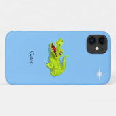 淡い青に三日月と書道と星 Case-Mate iPhoneケース (裏面(横))