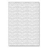 淡い青のテクスチャ柄の小さな繰り返し模様 テーブルナンバー (裏面)