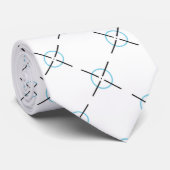 淡い青の中心を暗示 ネクタイ (ロール)