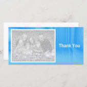 淡い青の影 サンキューカード (正面/裏面)
