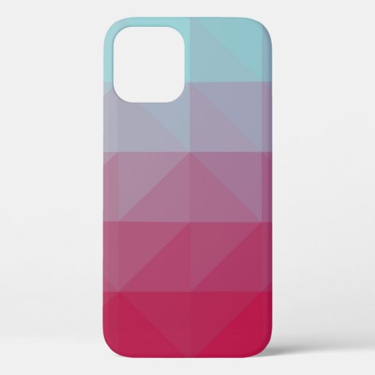 淡い青の抽象芸術モザイクパターン。アブスカラフルター Case-Mate iPhoneケース (裏面)