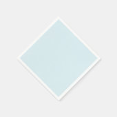 淡い青の接続ドット スタンダードカクテルナプキン (角)