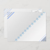 淡い青の星模様 ポストカード (正面/裏面)