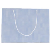 淡い青の模様 - ラージペーパーバッグ (裏面)