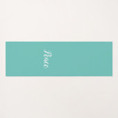 淡い青の瞑想 ヨガマット (裏面(横))