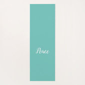 淡い青の瞑想 ヨガマット (裏面)