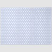 淡い青の背景(白い水玉模様) 薄葉紙 (正面)