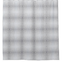 淡い青みがかった灰色のテクスチャルシャワーカーテン