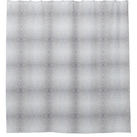 淡い青みがかった灰色のテクスチャルシャワーカーテン シャワーカーテン (正面)