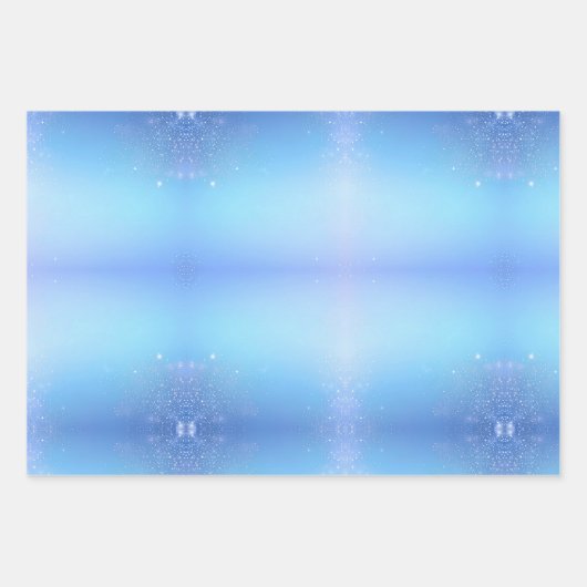 淡い青（ふりかけ付き） ラッピングペーパーシート (正面)
