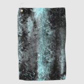 淡い風変わり青色の繊維質組織 ゴルフタオル (正面)