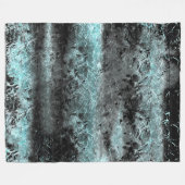 淡い風変わり青色の繊維質組織 フリースブランケット (正面(横))