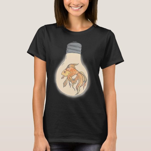 淡い魚 Tシャツ (正面)